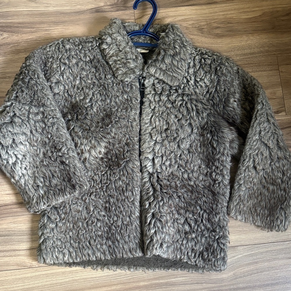 Women's Tan Faux Fur Jacket - Picture 2 of 5